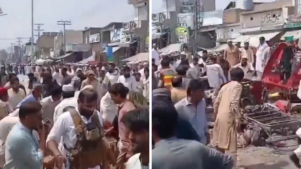 Pakistan'da pazar yerinde patlama! 2'si polis çok sayıda ölü var