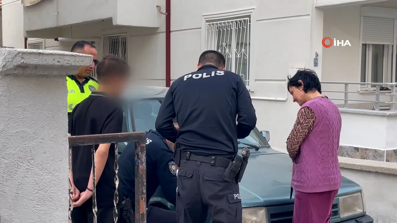 Polisten kaçan 13 yaşındaki çocuk annesini yaktı! Anneye 40 bin TL ceza, araca men