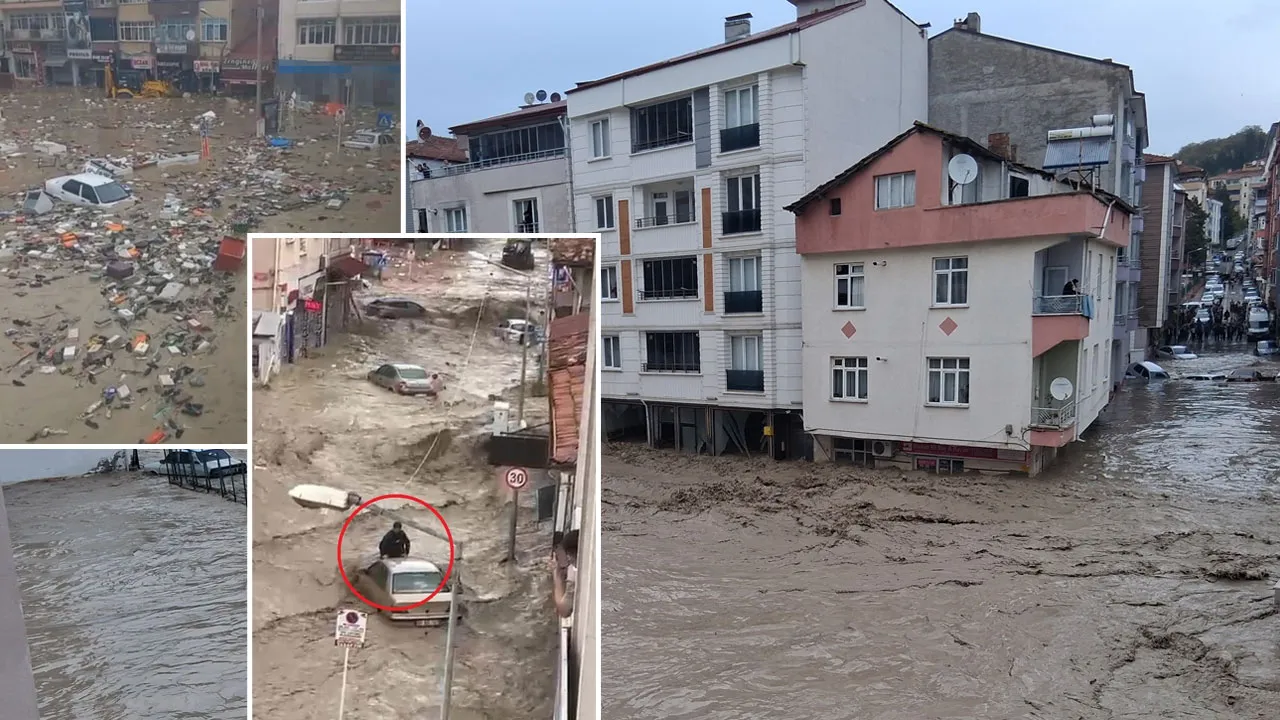Samsun'u sağanak vurdu! Evleri su bastı, arabalar sele kapıldı, çok sayıda yaralı var