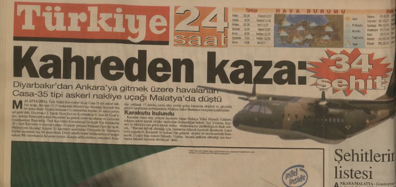 25 yıldır unutulmayan acı! Bu kaza Türk savunma sanayiimizin dönüm noktası oldu
