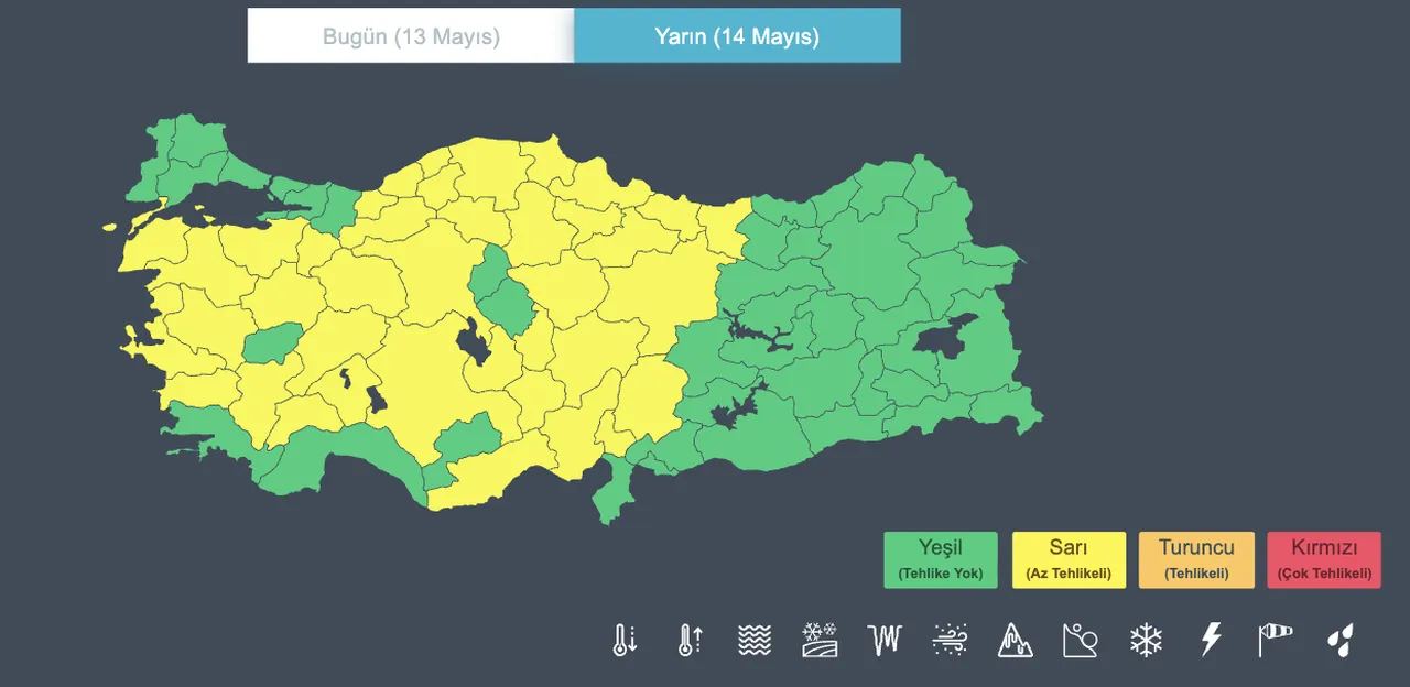 39 il için ''sarı'' kodlu uyarı: Yurt genelinde sağanak yağışlar kapıda!