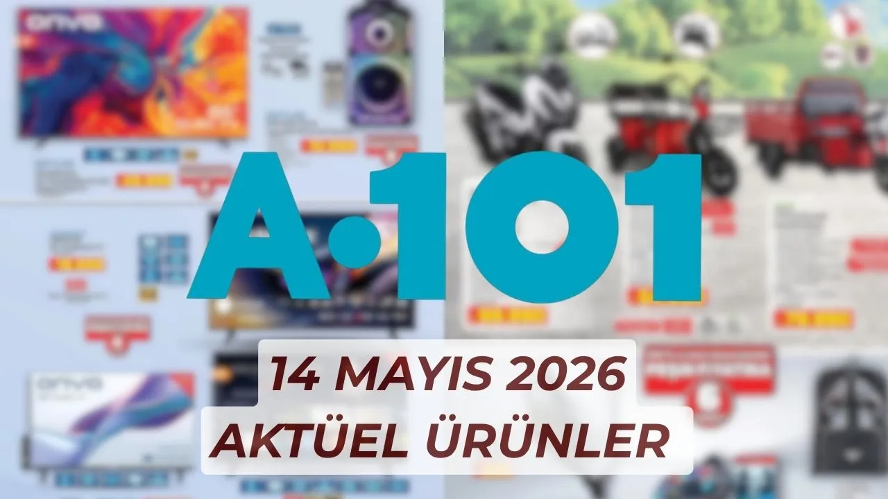 A101 aktüel ürünler kataloğu tam liste güncellendi! 14 Mayıs A101 Aldın Aldın fırsatlarında neler var?