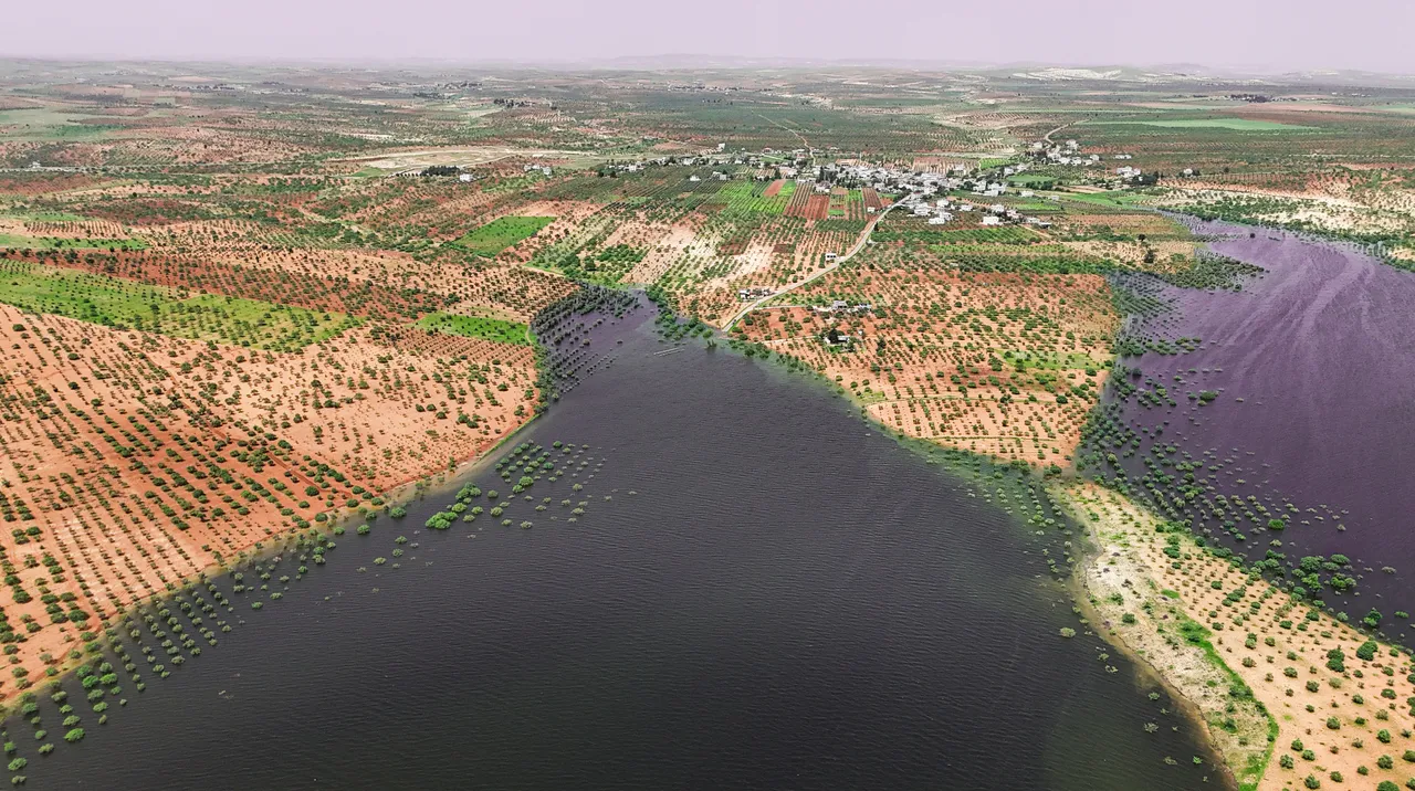 Gaziantep’te baraj yükseldi, fıstık bahçeleri sular altında!