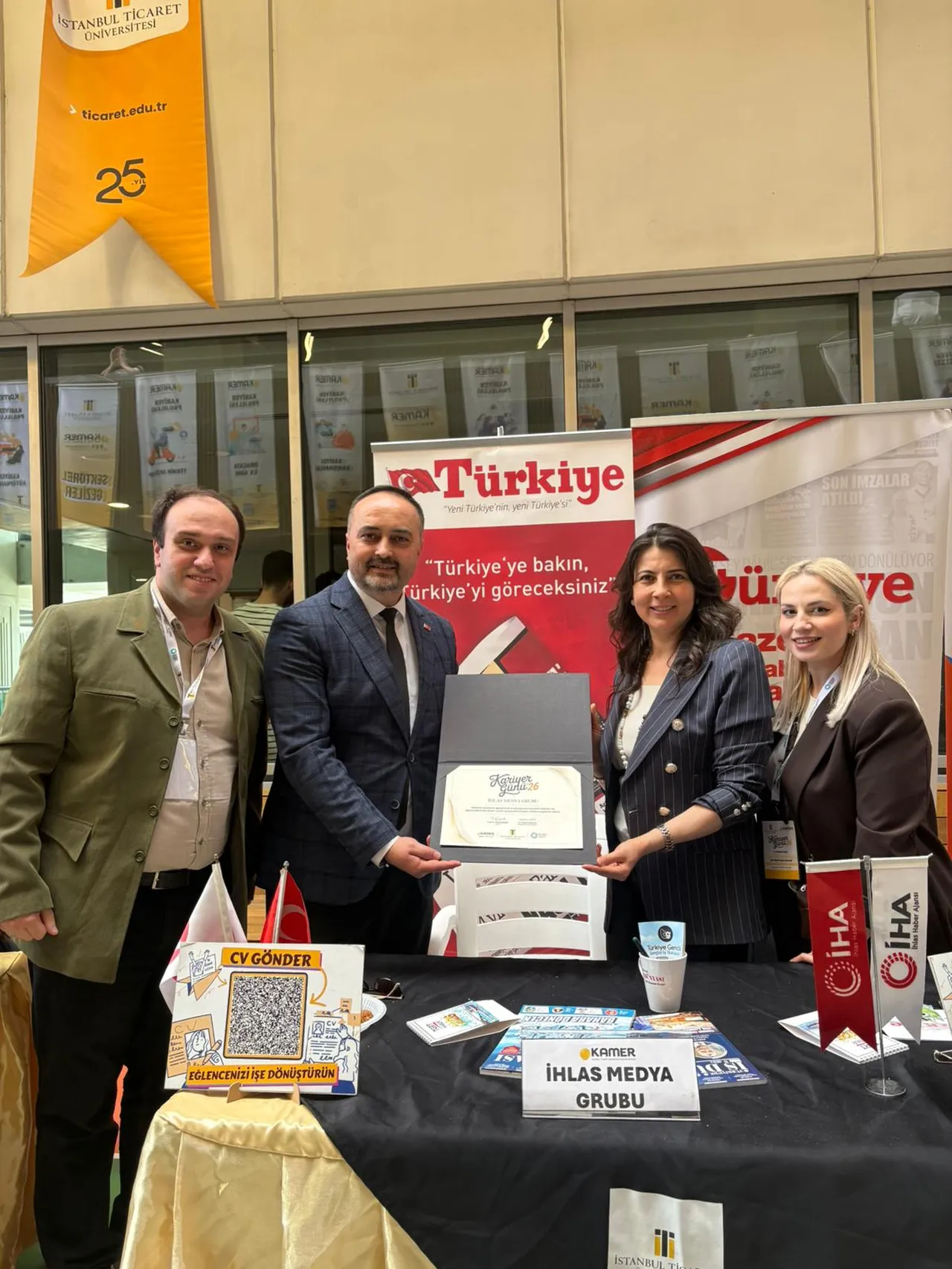 Geleceğin yeteneklerine tam destek! İhlas Medya Kariyer Günü’26’da gençlerle buluştu