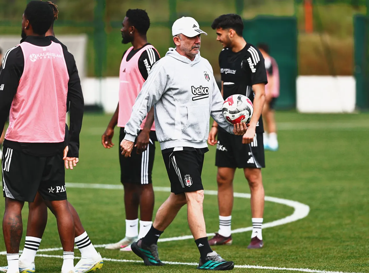 Beşiktaş antrenmanından