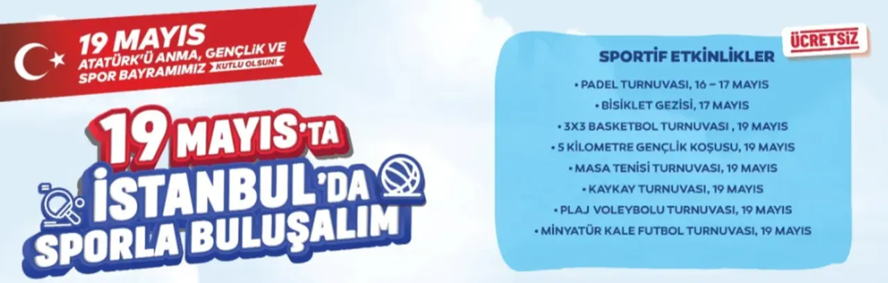 19 Mayıs Maltepe etkinlikleri ve ücretsiz konserler! 19 Mayısta İstanbulda kimler konser verecek?