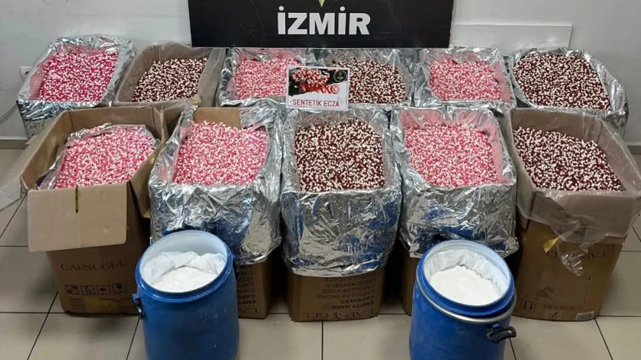 3 ilde büyük operasyon: Milyonlarca uyuşturucu hap ele geçirildi