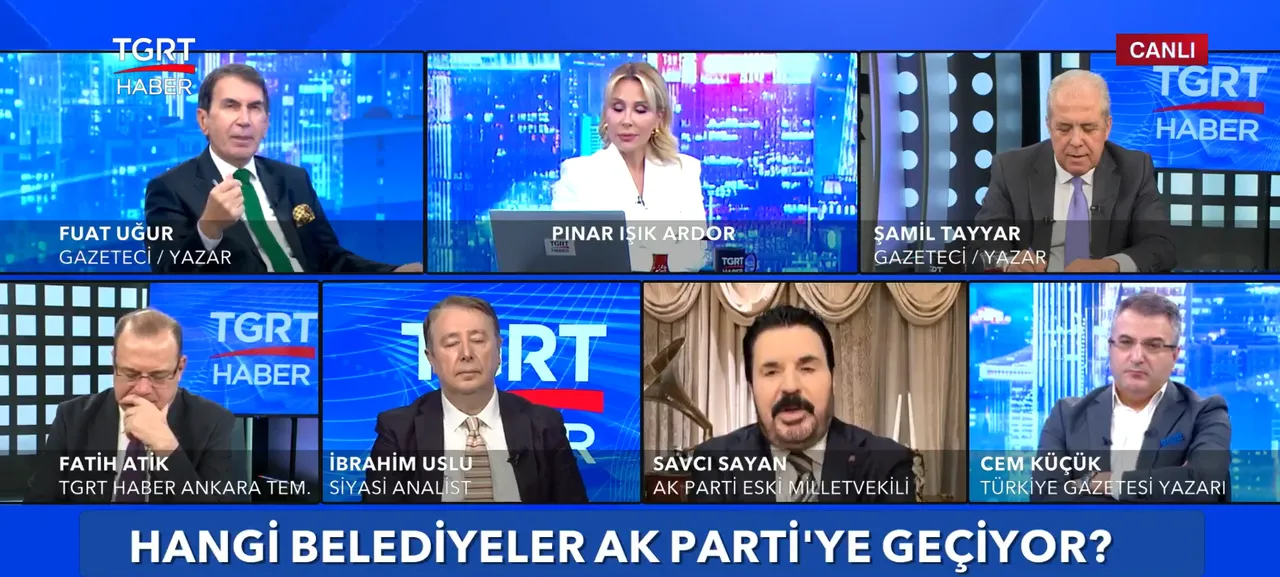 AK Parti eski Milletvekili Savcı Sayan, TGRT Haber'e özel açıklamalarda bulundu
