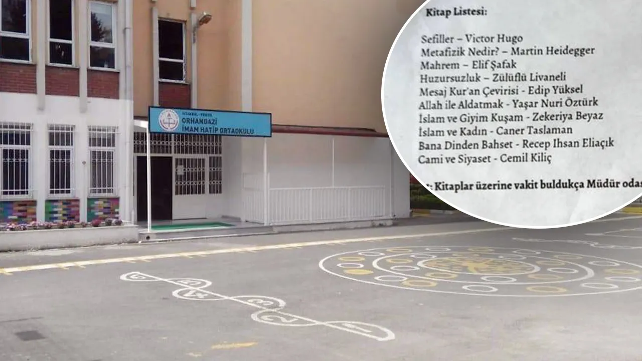 Okulu karıştıran kitap listesi! İstanbul Valiliği'nden açıklama: Müdür açığa alındı