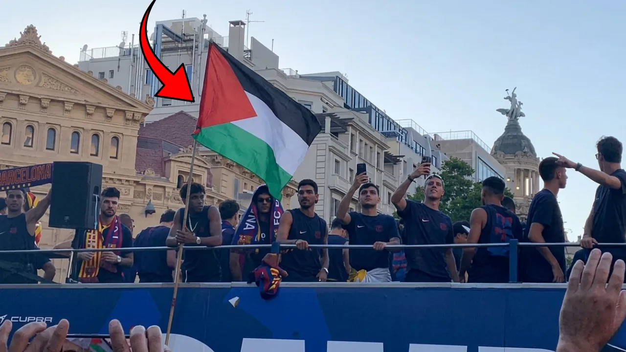 Barcelona'nın yıldızı Yamal'ın Filistin bayrağı açması İsrail'i rahatsız etmişti: Sanchez'den sert çıkış 