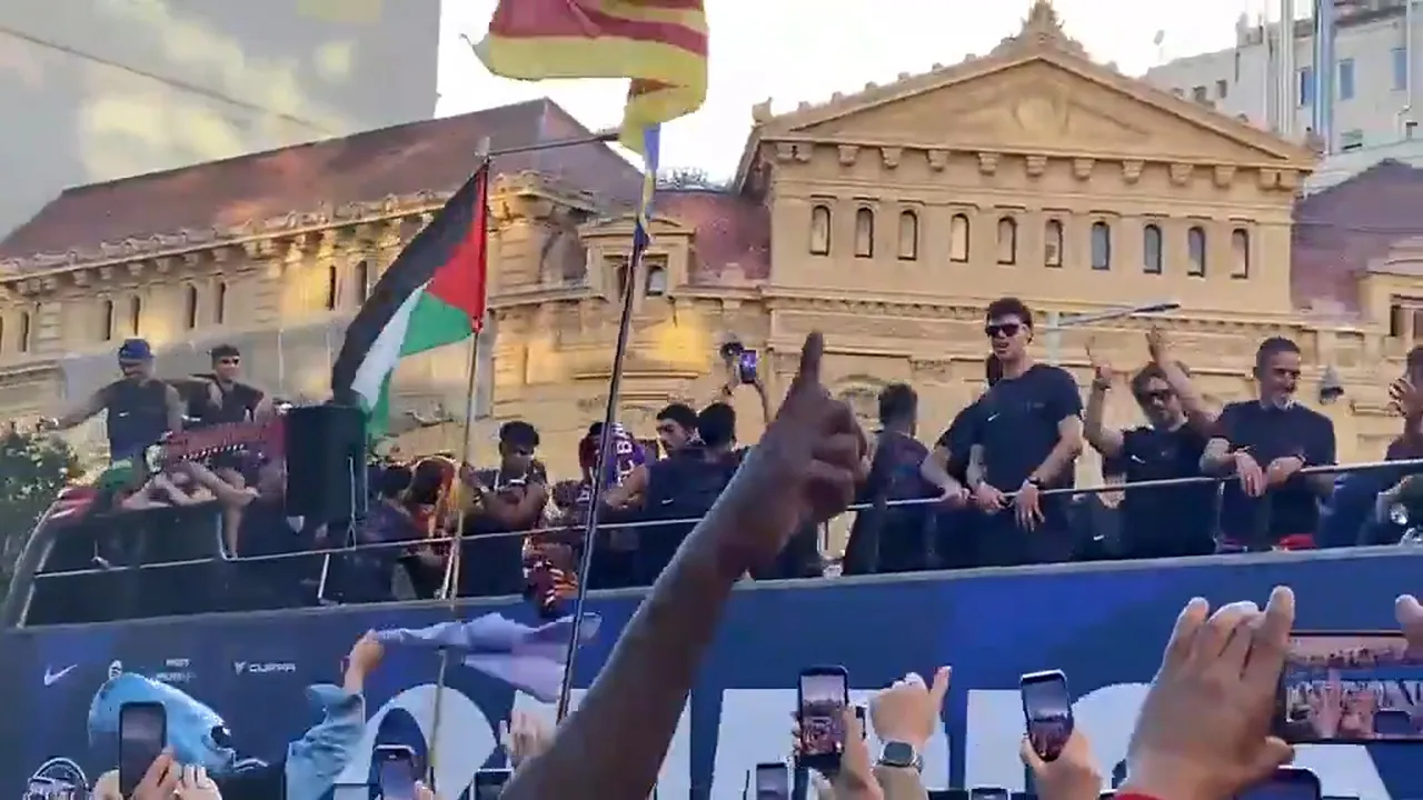 Barcelonanın yıldızı Yamalın Filistin bayrağı açması İsraili rahatsız etmişti: Sanchezden sert çıkış