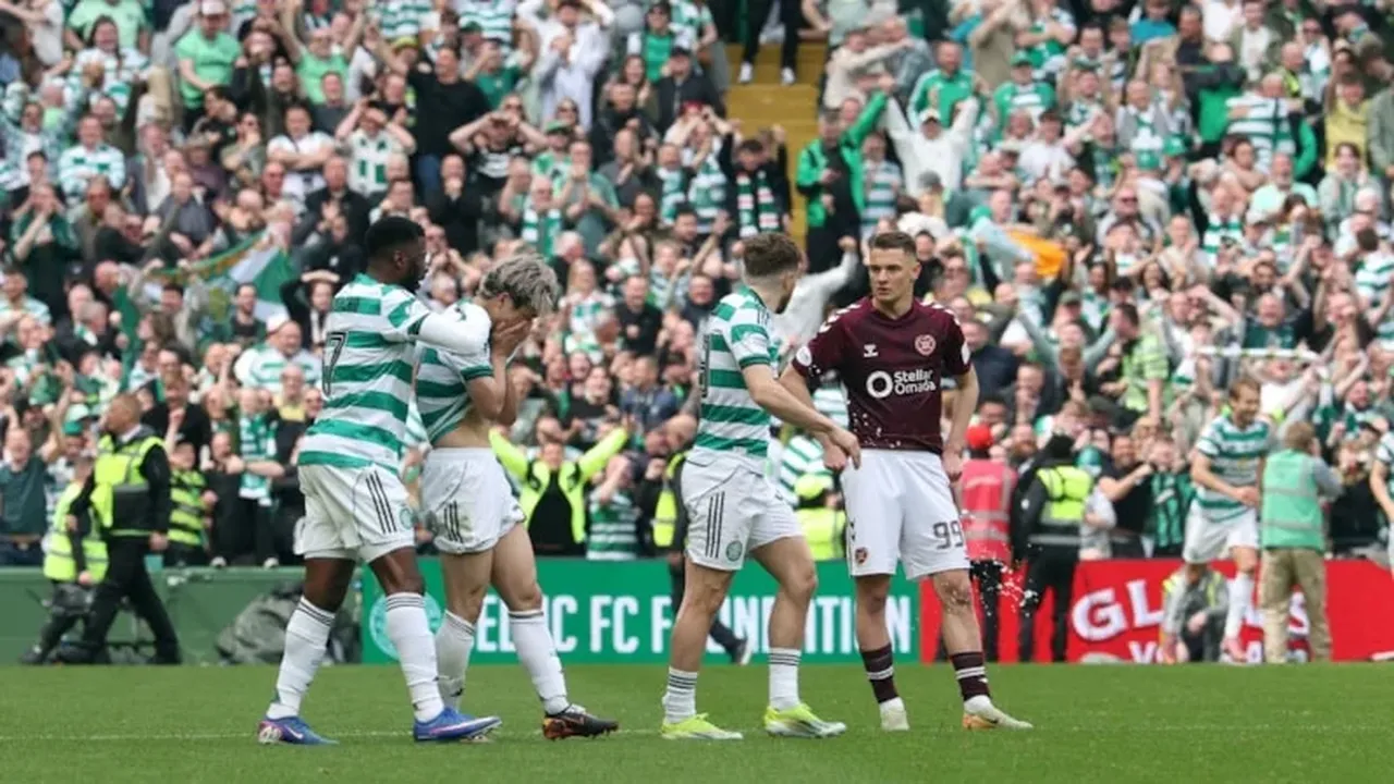 Celtic ile Hearts karşı karşıya geldi