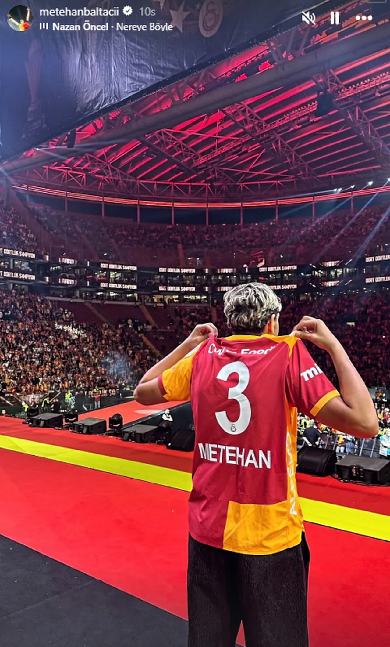 Metehan Baltacı'nın paylaşımı
