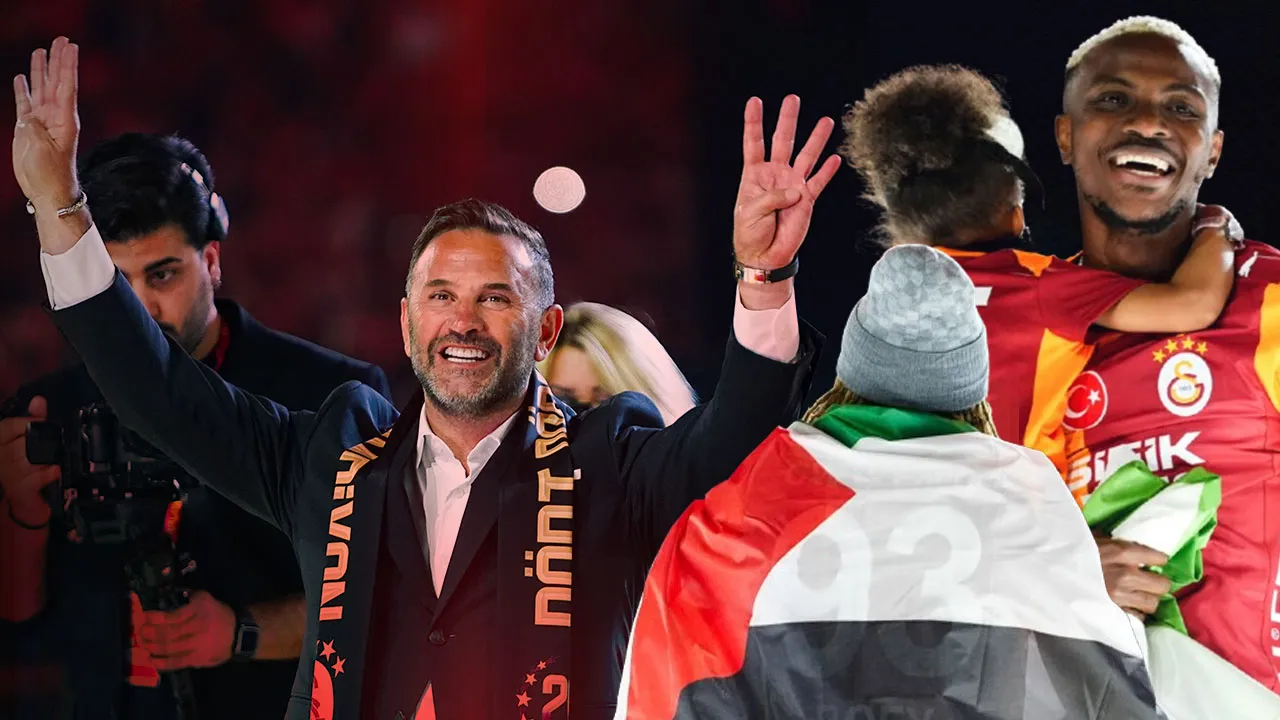 Galatasaray'da dört dörtlük kutlama! Okan Buruk, yeni hedefini açıkladı