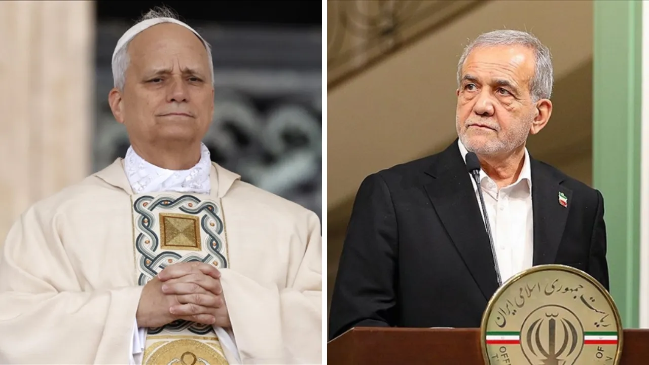 İran Cumhurbaşkanı Pezeşkiyan'dan Papa'ya mesaj! Kur'an-ı Kerim'den alıntı yaparak teşekkür etti