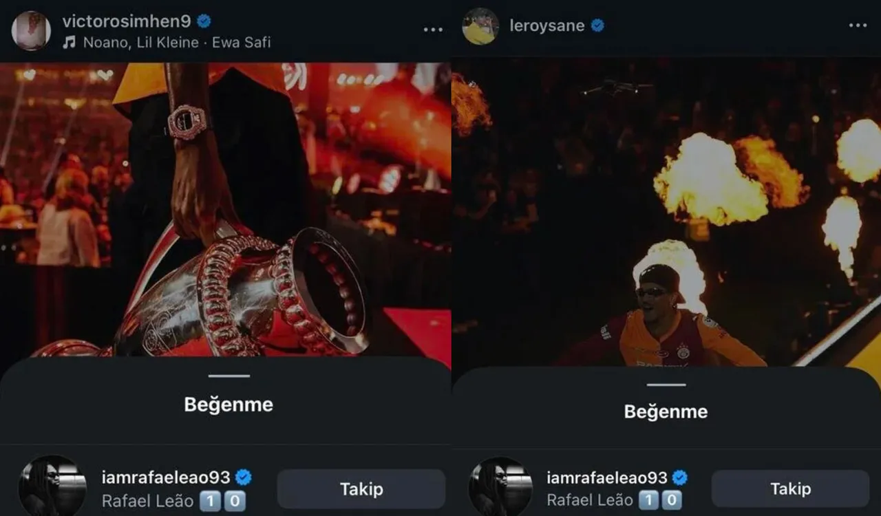 Fenerbahçe ile anılan Rafael Leao'dan olay Galatasaray hamlesi