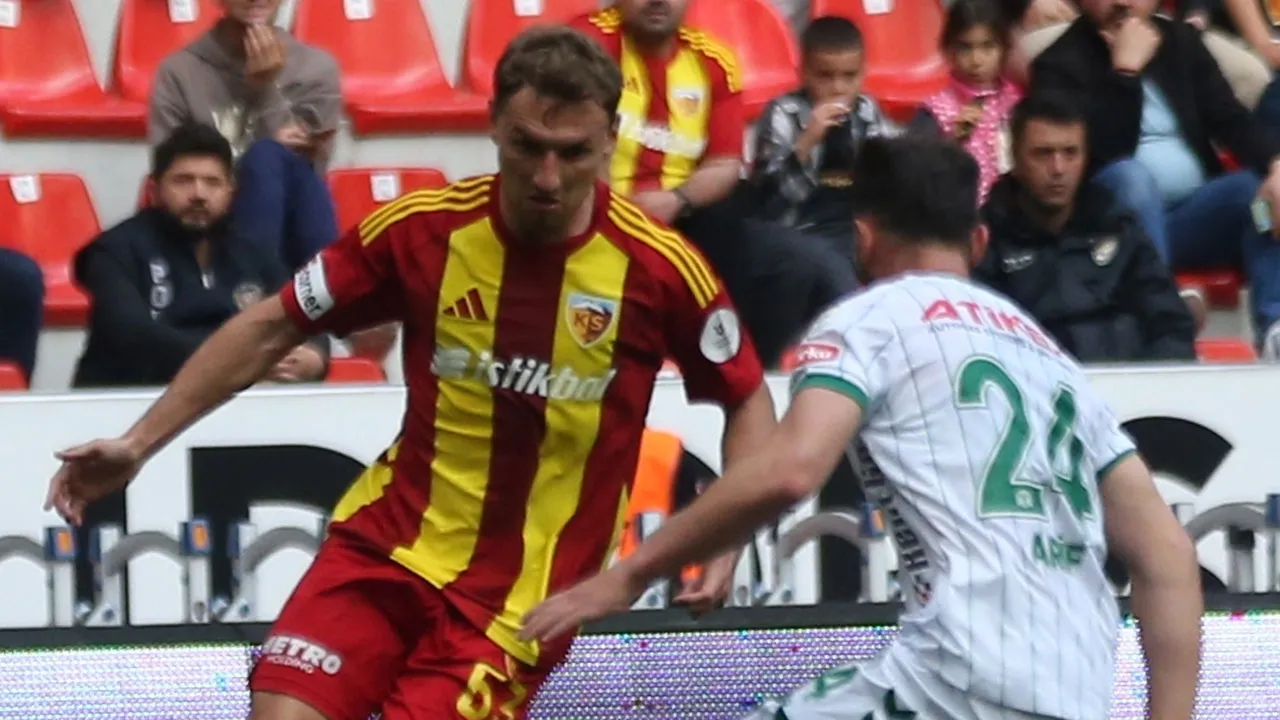 Kayserispor, Süper Lig'e 3 puanla veda etti