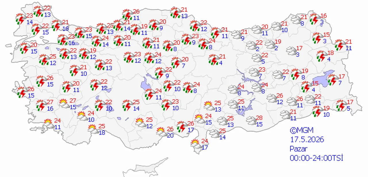 Sağanak Türkiye’yi saracak! Meteoroloji tarih verip uyardı