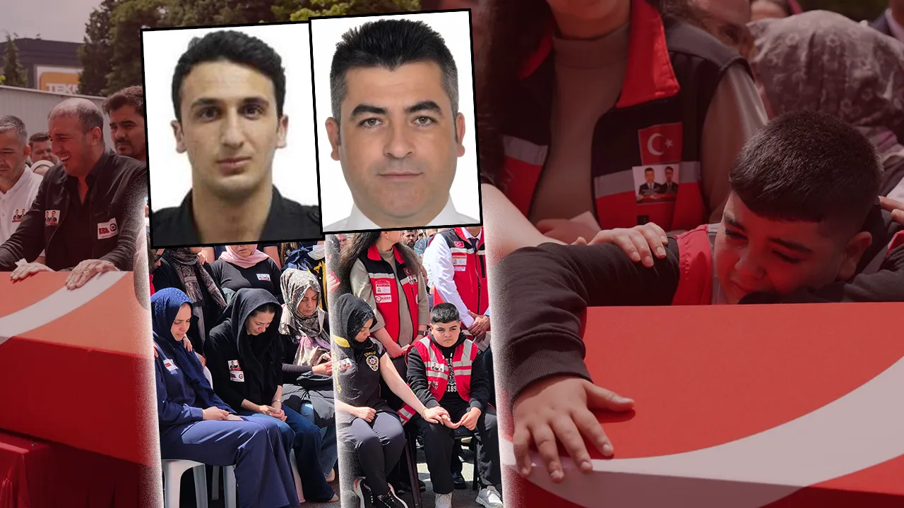 Çorlu şehitlerine acı veda! Şehit polisin oğlunun gözyaşları yürek dağladı 