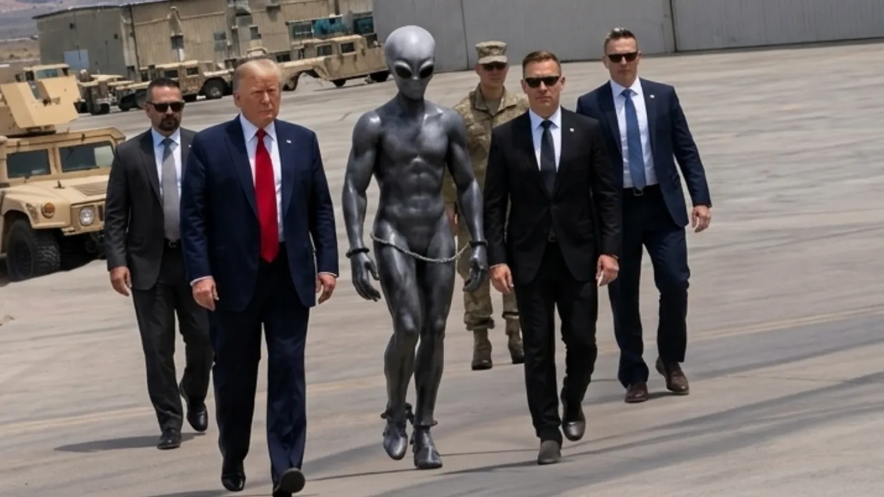 Trump'tan çok konuşulacak 'uzaylı' paylaşımı! Sosyal medyada gündem oldu, zamanlaması dikkat çekti