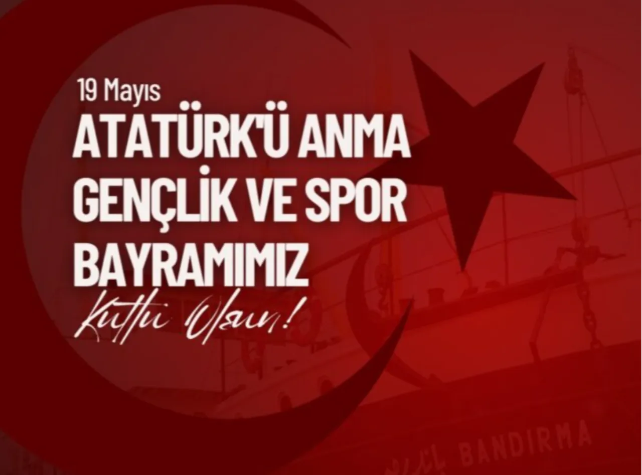 19 Mayıs mesajları resimli! Türk Bayrağı resimli Gençlik ve Spor Bayramı mesajları