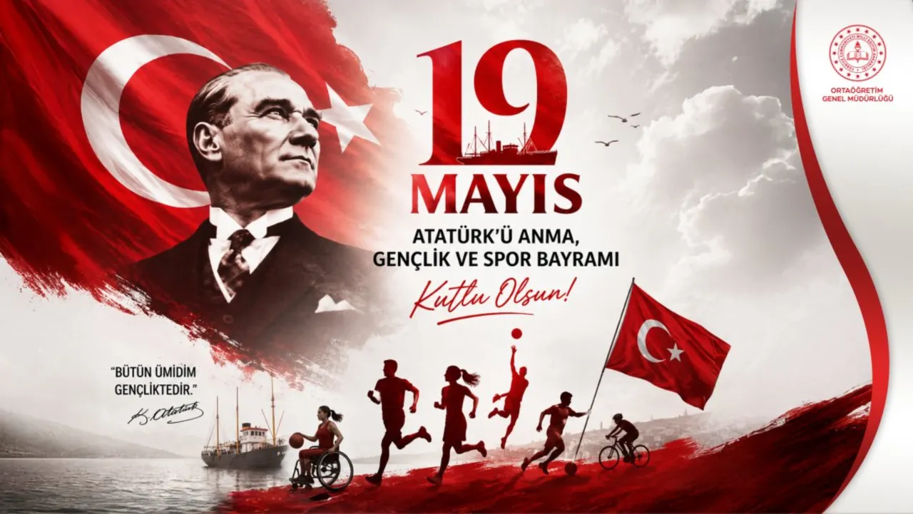 19 Mayıs mesajları resimli! Türk Bayrağı resimli Gençlik ve Spor Bayramı mesajları