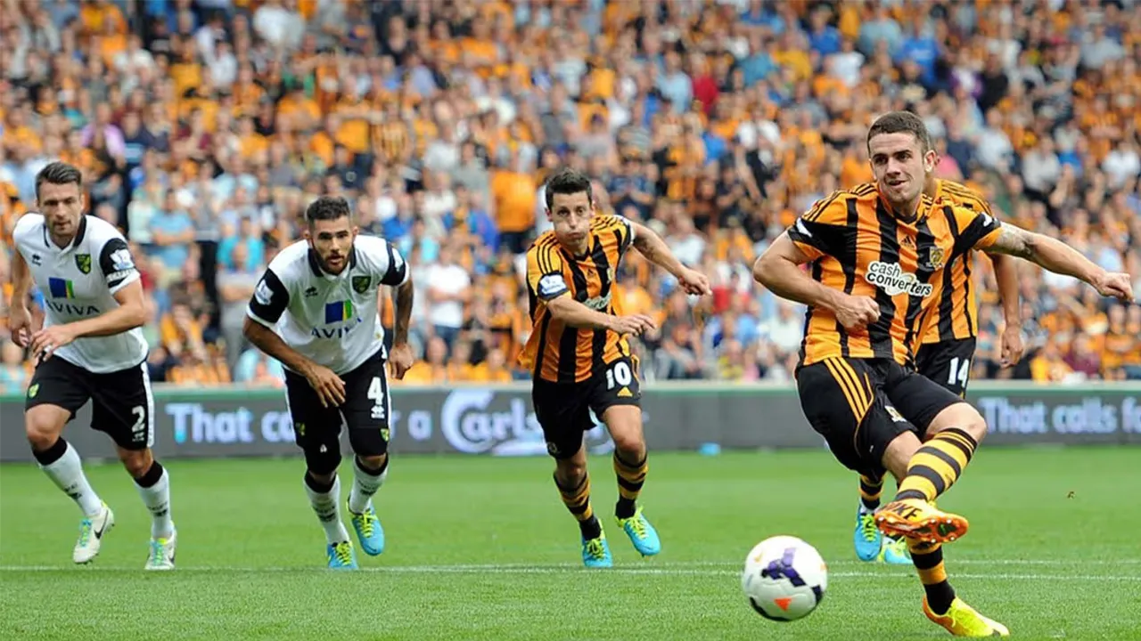 Hull City, 28. dakikada kazanılan penaltı atışını McBurnie ile gole çevirdi