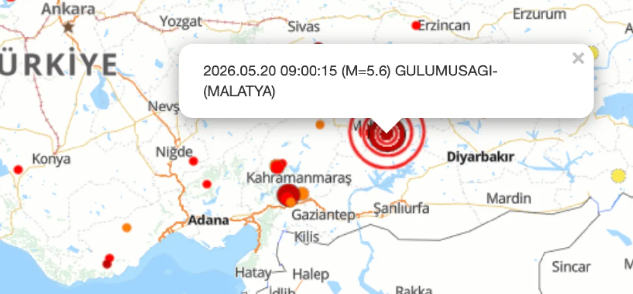 Malatya'da deprem mi oldu? 20 Mayıs AFAD ve Kandilli Rasathanesi son dakika deprem verileri!