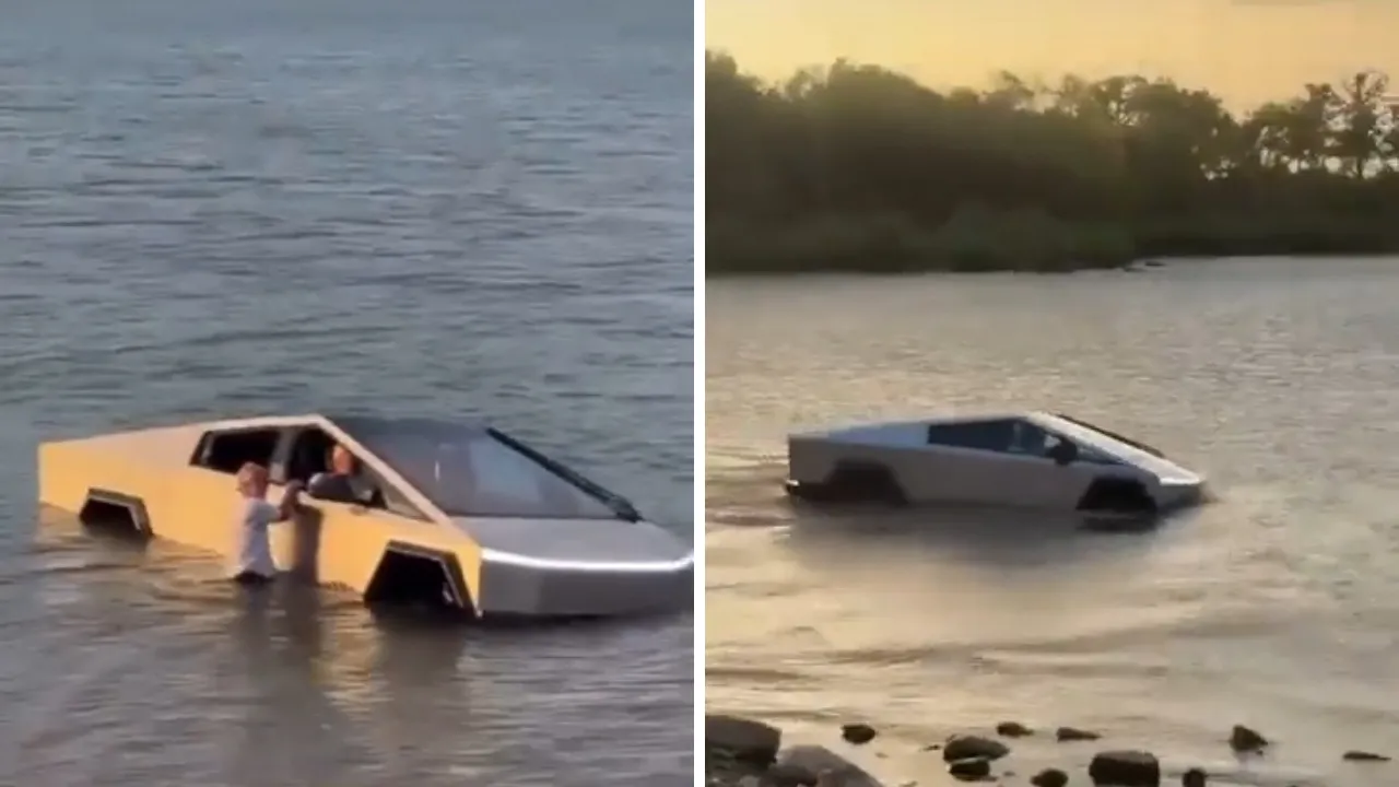 Musk'ın 'tekne gibi yüzebilir' iddiası pahalıya patladı! Tesla'nın su özelliği çalışmadı, sürücü gözaltında 
