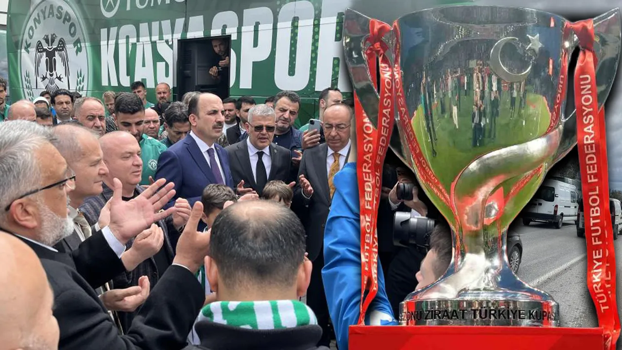 Tüm şehir tek yürek: Konyaspor, Türkiye Kupası için Antalya'ya dualarla uğurlandı