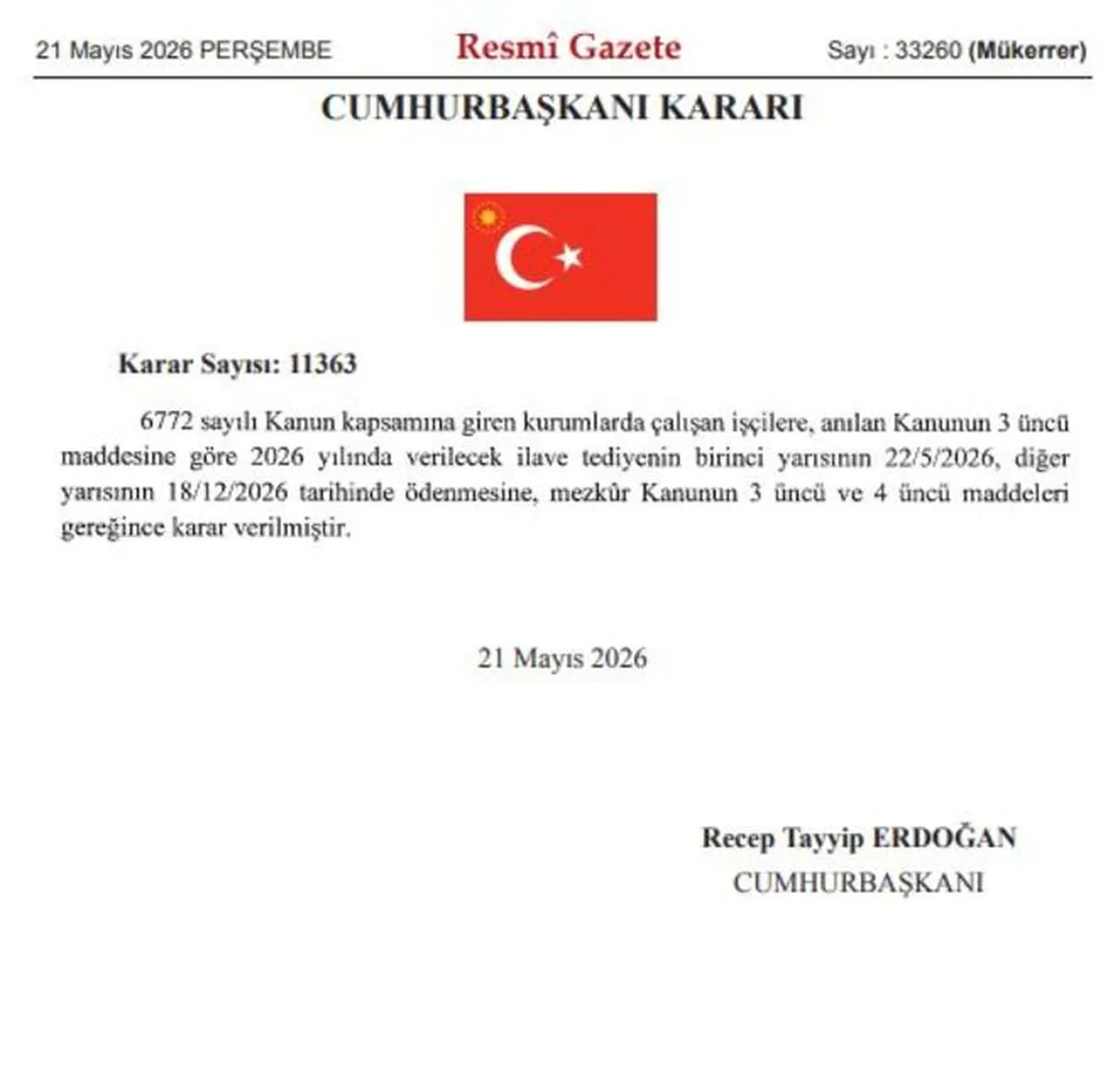 Kamu çalışanları için ikramiye ödeme tarihleri belli oldu! İlave tediye ödemeleri ne zaman?