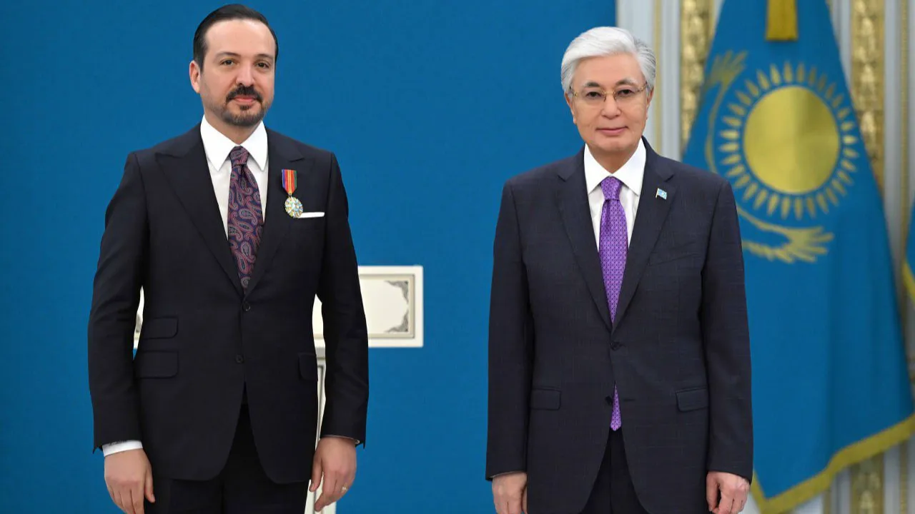Kazakistan’da AK Parti Genel Başkan Yardımcısı Zorlu’ya Dostluk Nişanı takdim edildi 