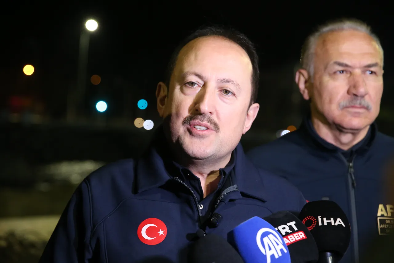 Afet ve Acil Durum Yönetimi (AFAD) Başkanı Ali Hamza Pehlivan