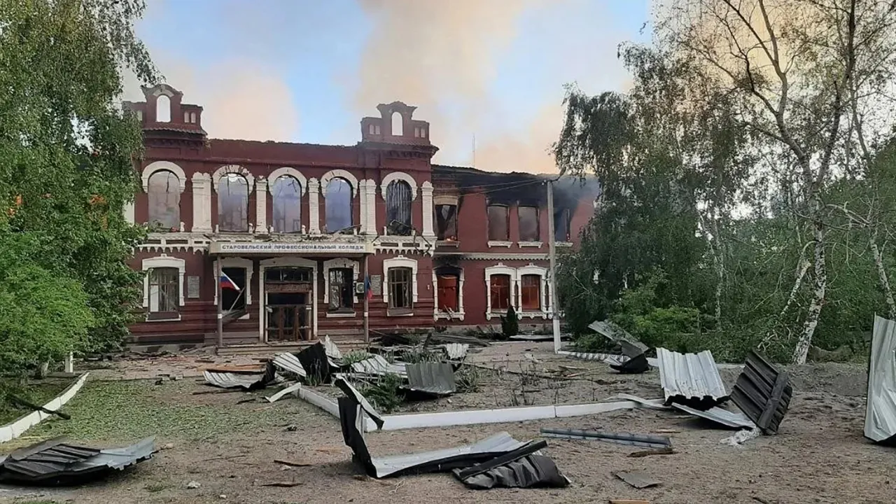 Ukrayna İHA'sı Luhansk'ta bir okula düştü! Ölü ve yaralı öğrenciler var