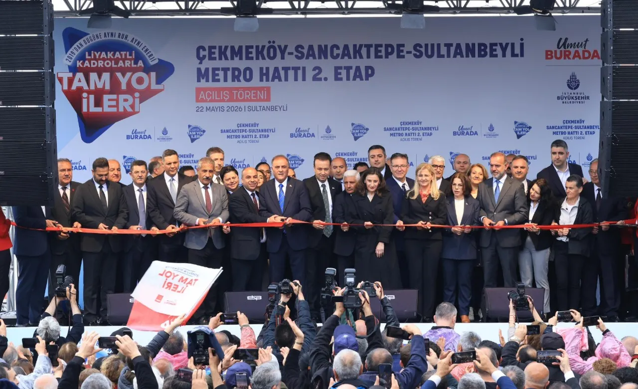 Üsküdar-Sultanbeyli metro hattı açıldı! Bayram tatilinde ücretsiz