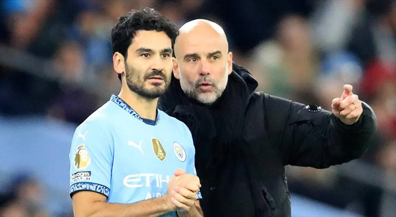 İlkay Gündoğan ve Pep Guardiola