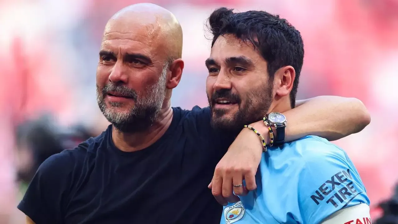 İlkay Gündoğan ve Pep Guardiola