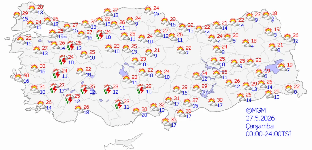 AKOM’dan bayram uyarısı! İstanbul’da gün gün hava durumu belli oldu