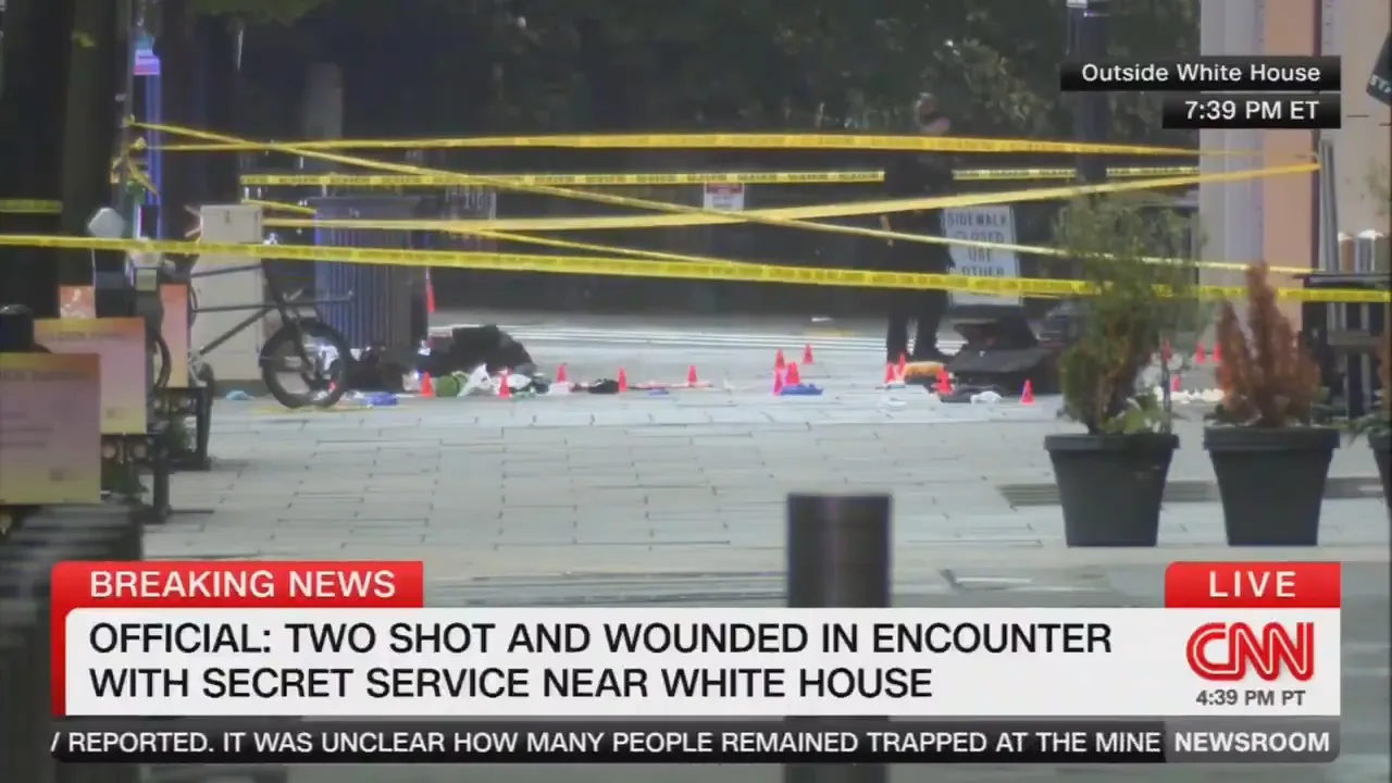 Güvenlik birimleri, söz konusu silah seslerinin Beyaz Saray'a yakın bir bölgede bulunan 17. Cadde ve Pennsylvania Avenue köşesinden geldiğini bildirdi.