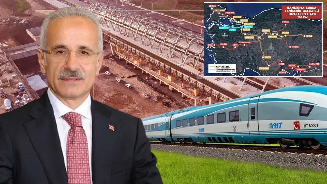 BURSA YHT'YE KAVUŞUYOR