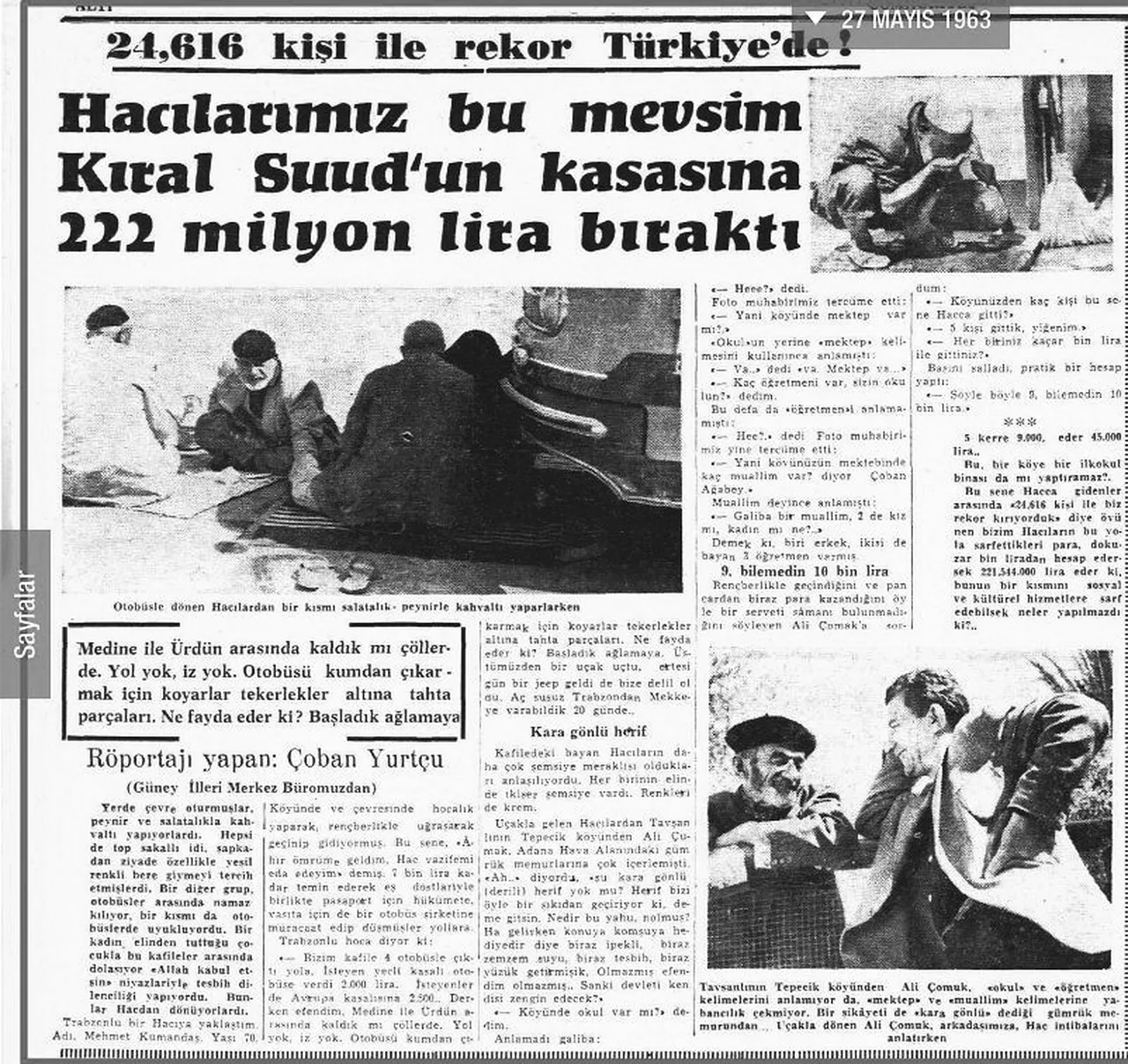 Hacca gitmek yasak!