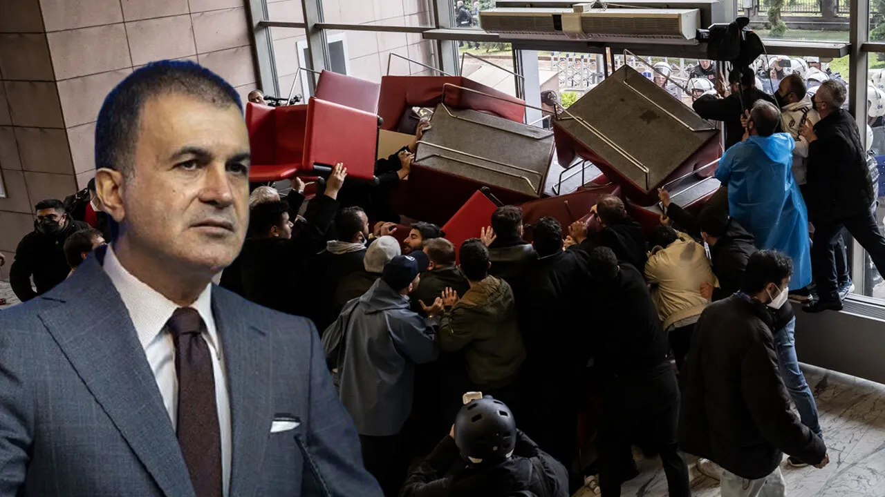 Ömer Çelik'ten arbede sonrası ilk yorum: Çatışma CHP'nin kendi içinde