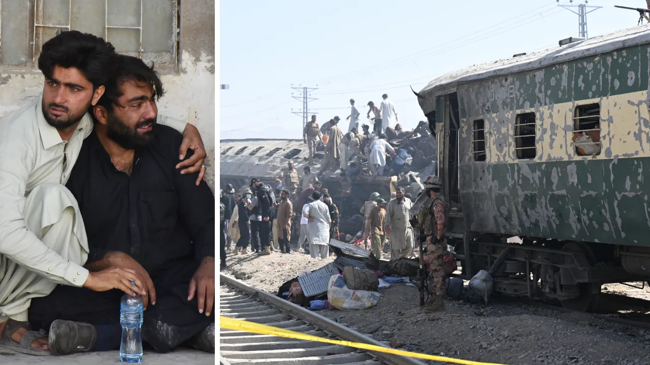 Pakistan'daki tren yolu saldırısında bilanço ağırlaştı!
