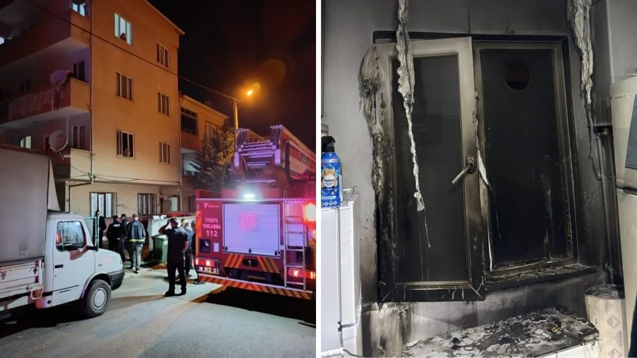 Bursa'da dehşet anları! Eski eşinin evine molotofkokteyli attı