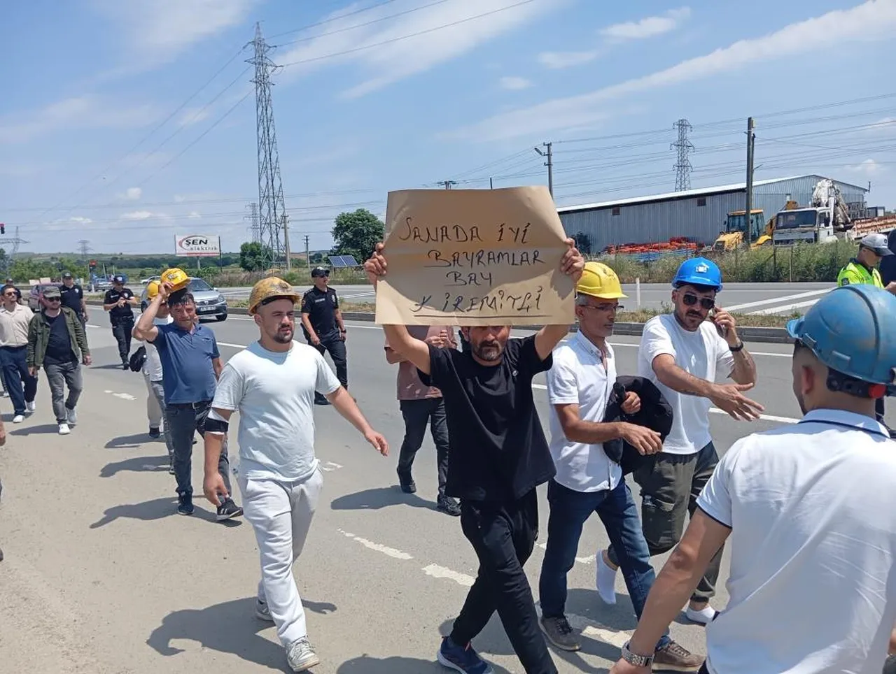 Edirne’deki eylemlere işçilerin aileleri de katıldı! Hak arayışı sürüyor