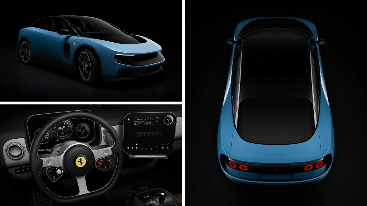 Ferrari ilk elektrikli modelini görücüye çıkardı: Özellikleri ve tasarımıyla olay oldu