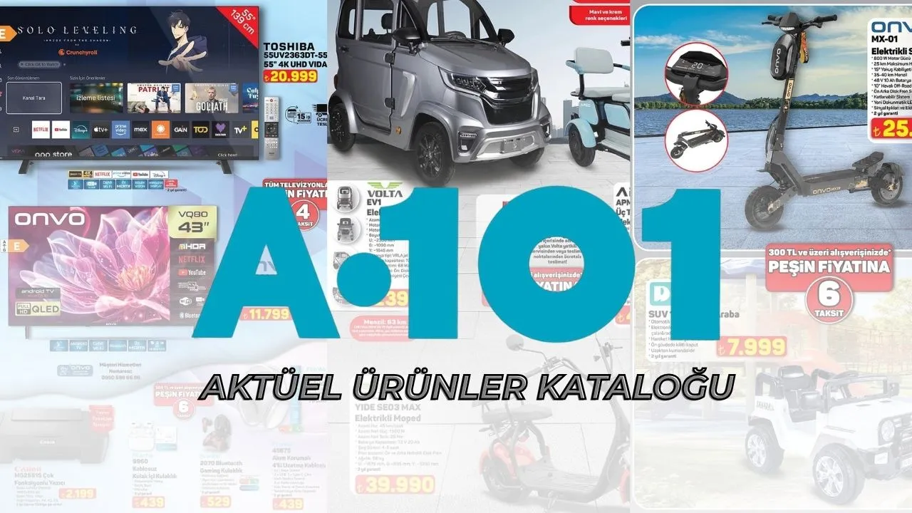 A101 aktüel ürünler tam liste güncellendi! Bu hafta A101 Aldın Aldın kataloğunda neler var?