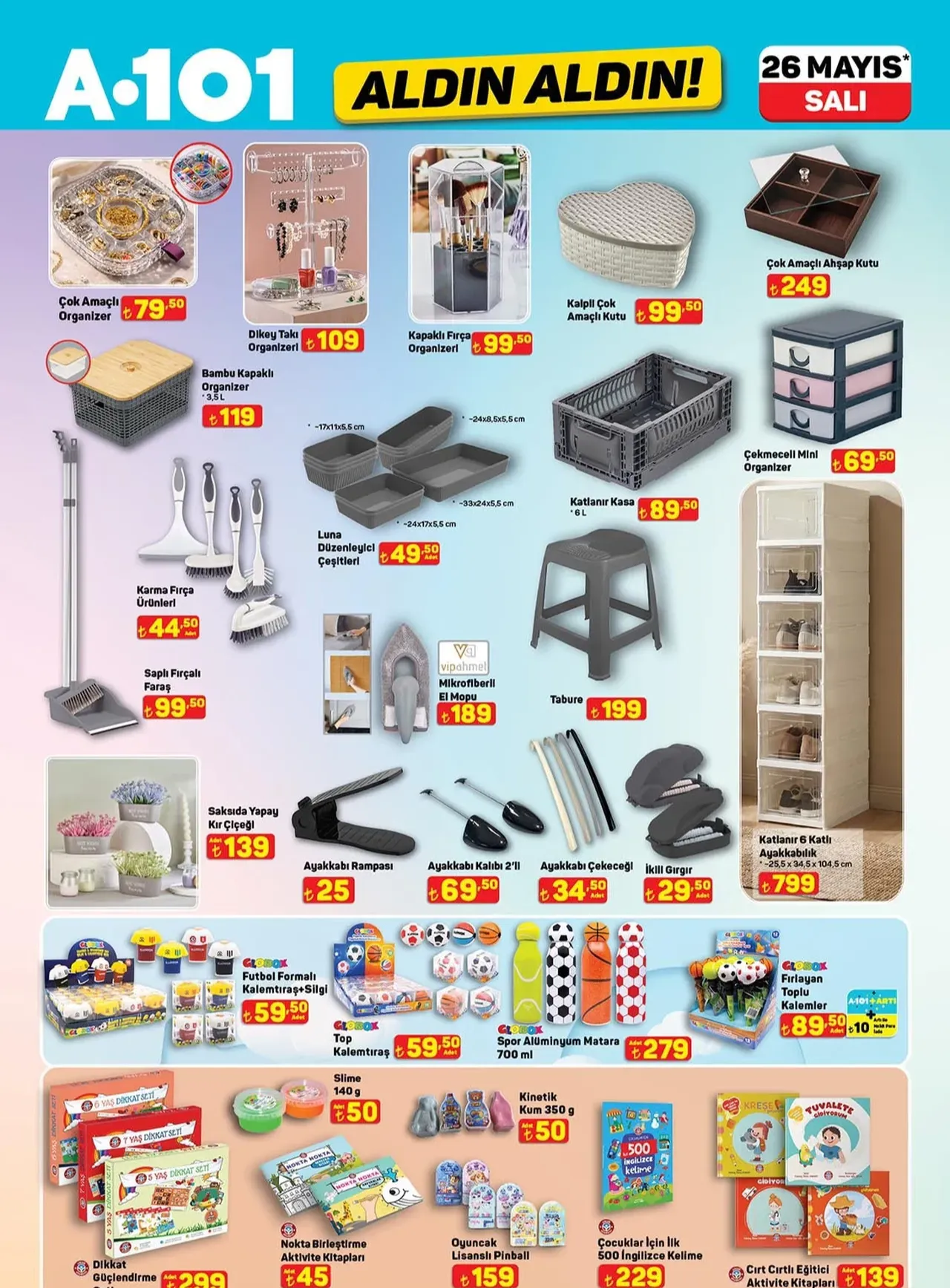 A101 aktüel ürünler tam liste güncellendi! Bu hafta A101 Aldın Aldın kataloğunda neler var?