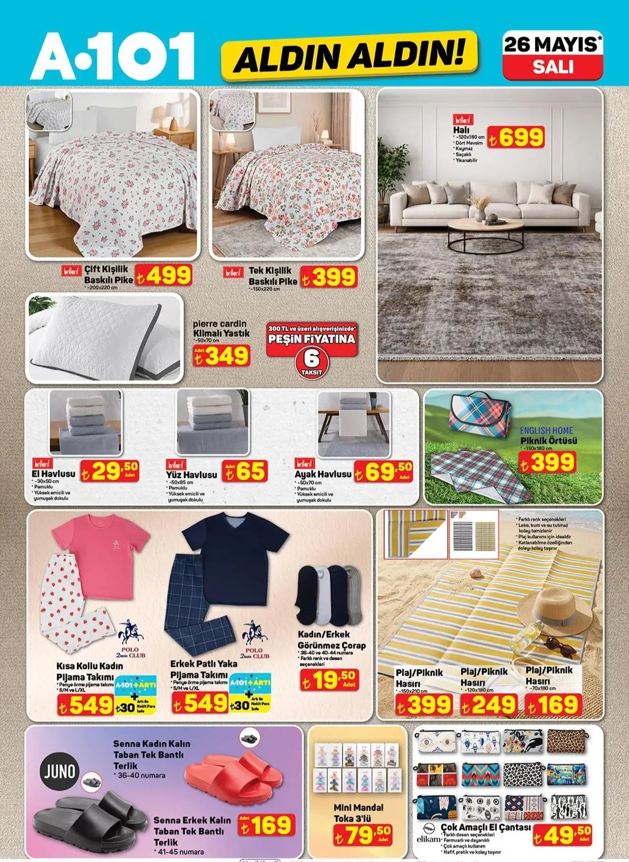 A101 aktüel ürünler tam liste güncellendi! Bu hafta A101 Aldın Aldın kataloğunda neler var?