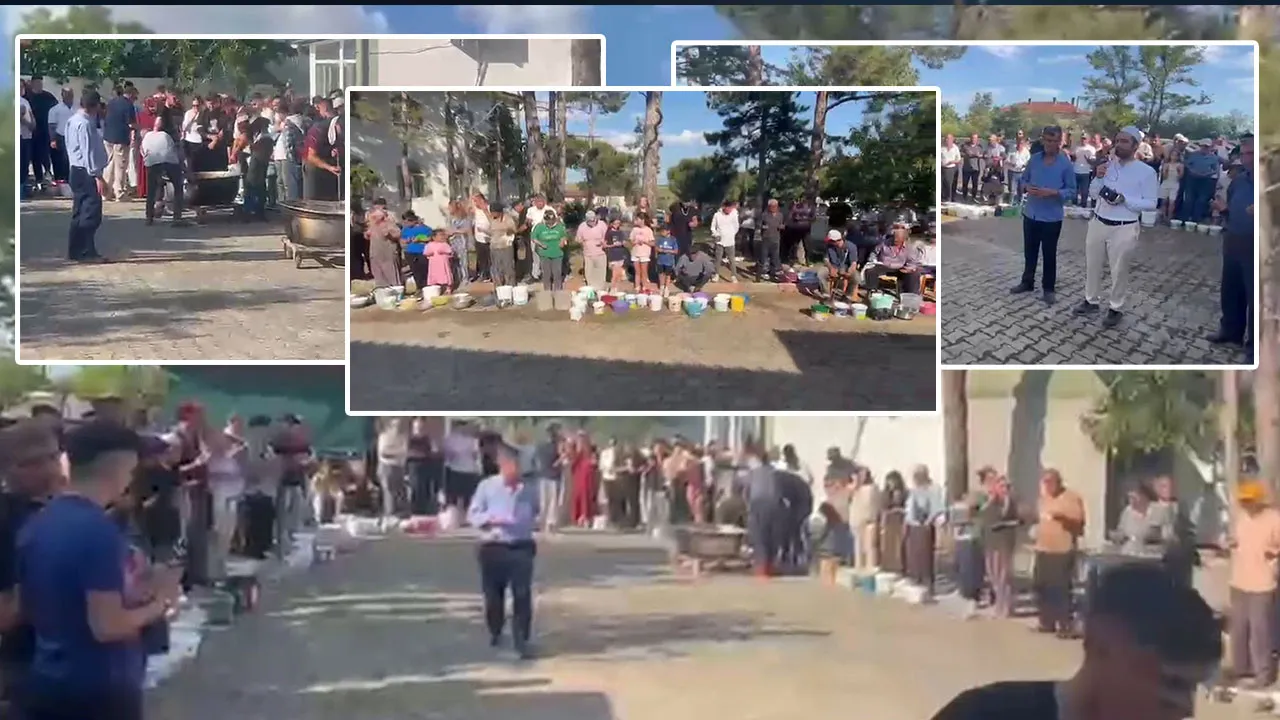 Bu köyde et girmeyen ev yok! Asırlık gelenek bu bayramda da sürdü